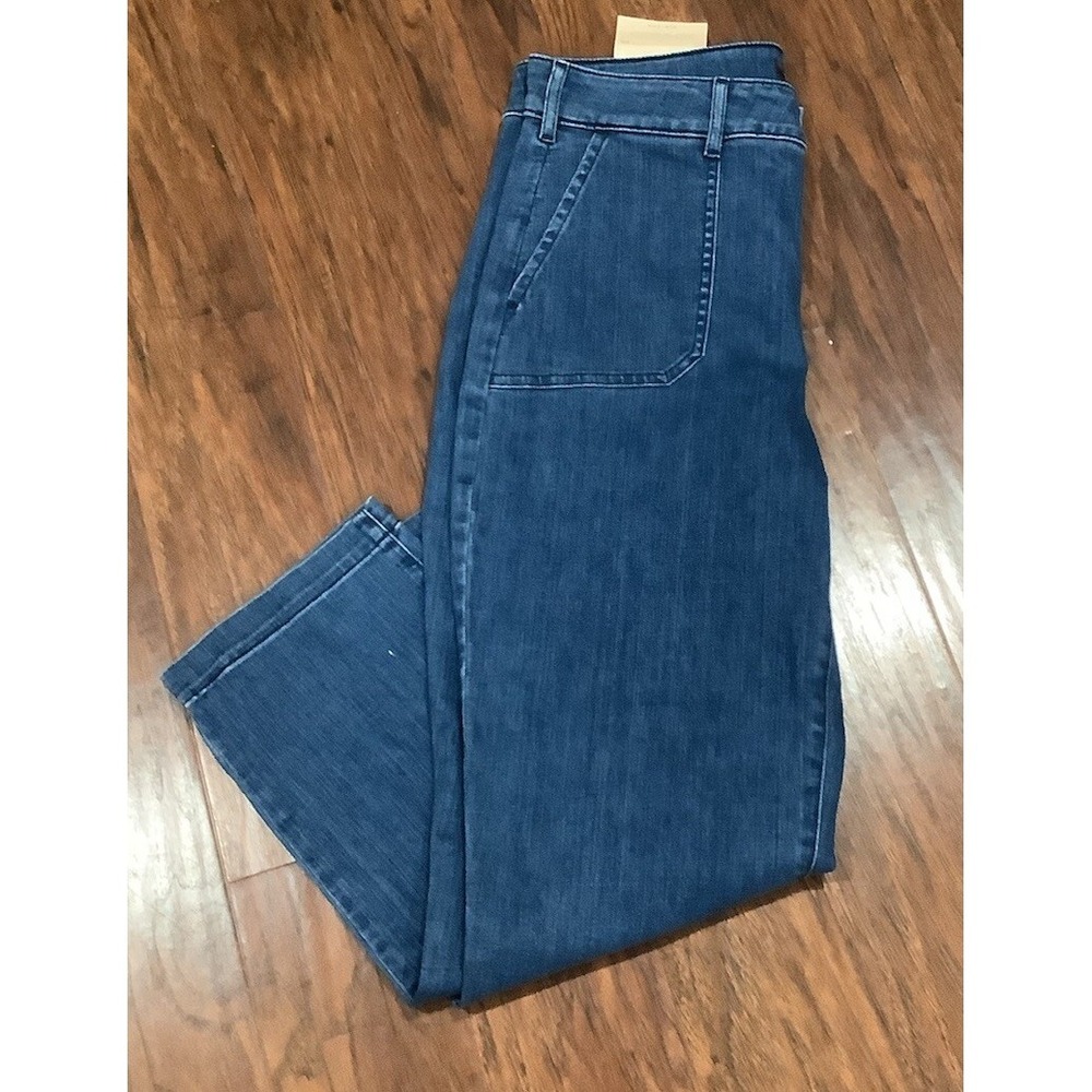 Not Your Daughters Jeans NYDJ USA Made Straight Leg Size 10 Women's